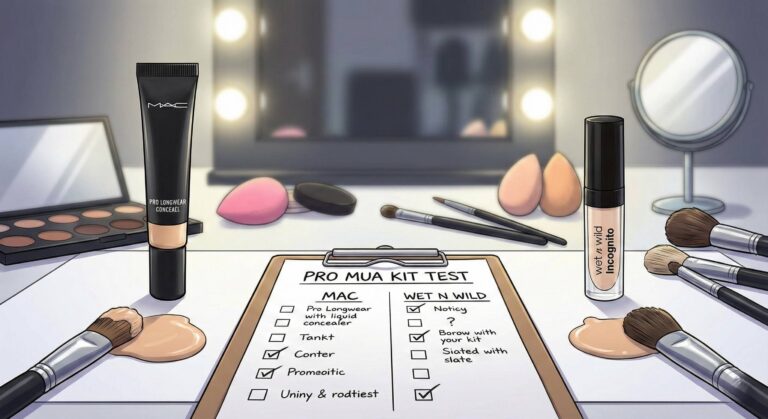 MAC Pro Longwear vs Wet n Wild Incognito: Pro MUA Kit Test