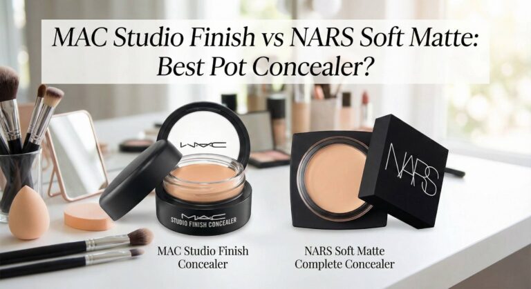 MAC Studio Finish vs NARS Soft Matte: Best Pot Concealer?